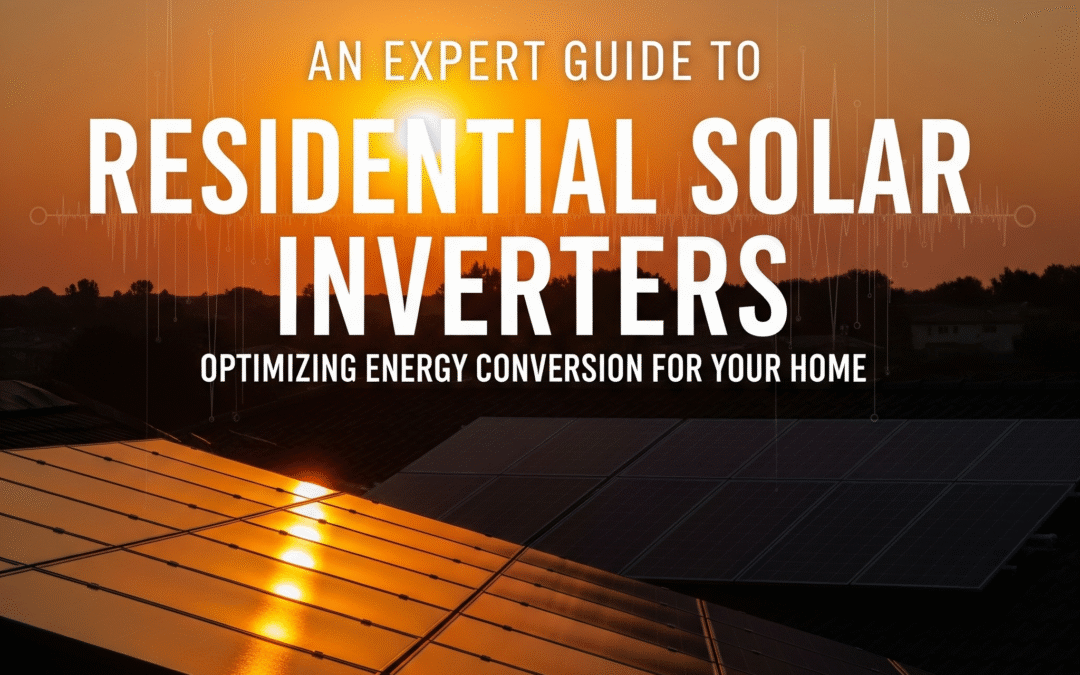 The Heart of Your Home’s Power Plant: An Expert Guide to Residential Solar Inverters