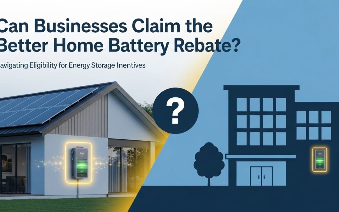 Can Businesses Claim the Better Home Battery Rebate?