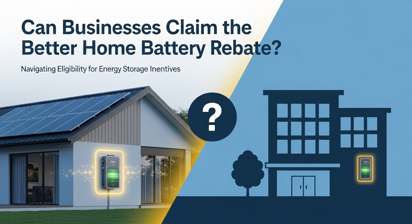 Can businesses claim the battery rebate